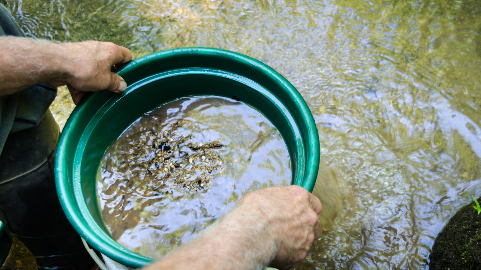Gold panning
