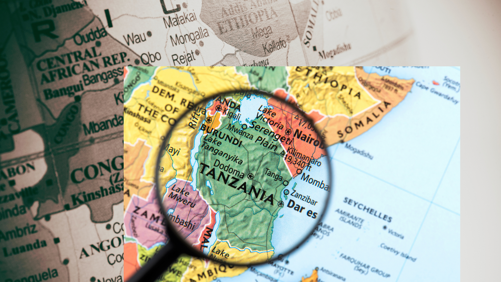 Tanzania map
