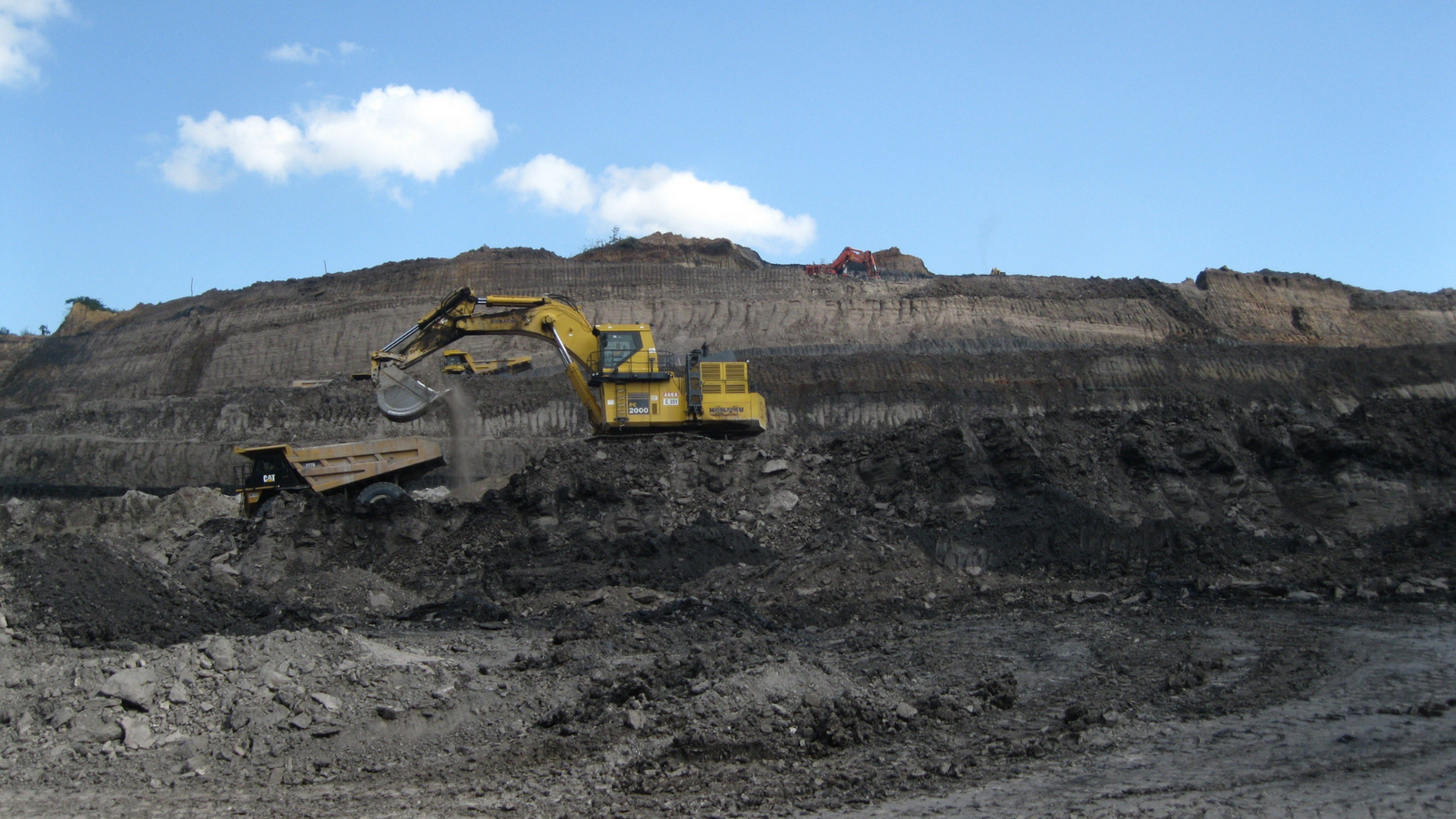 Manganese excavation